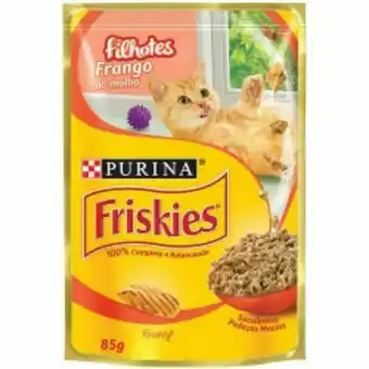 Alimento gatos friskies filhotes frang molh 85gr