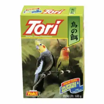 Ração tori yoki para calopsitas e agapornis 500g