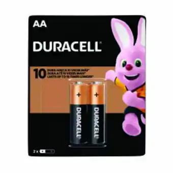 Pilha duracell alcalina aa-pequena 2 unidades