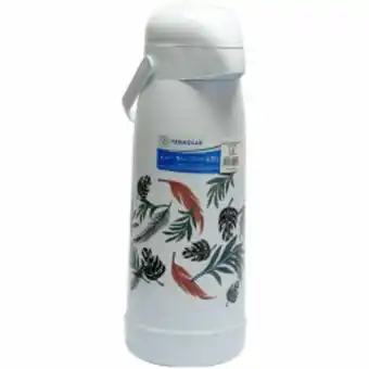 Garrafa termica termolar magic pump decorada quadrados 1,8l