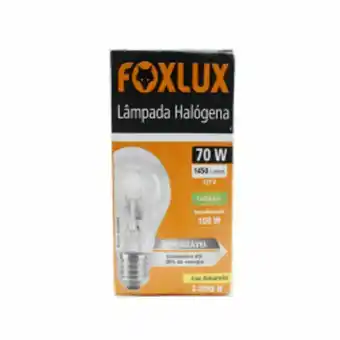 Lampada foxlux halogena cl.70wx127v