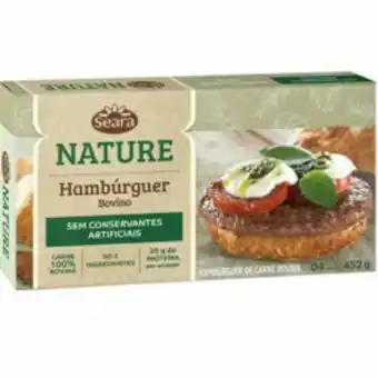 Hamburguer seara nature tradicional