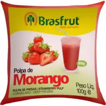 Polpa brasfrut morango 100gr
