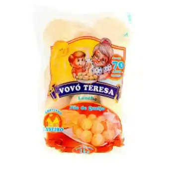 Pao queijo vovo teresa lanche 1kg