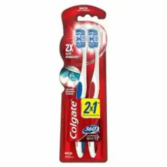 Havaianas Escova dental colgate 360º macia leve 2 e pague 1 oferta