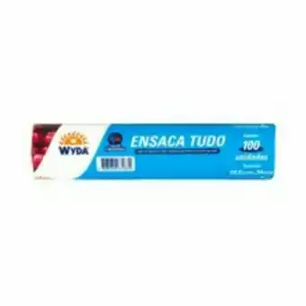 Saco para freezer wyda pequeno 2kg com 100 unidades