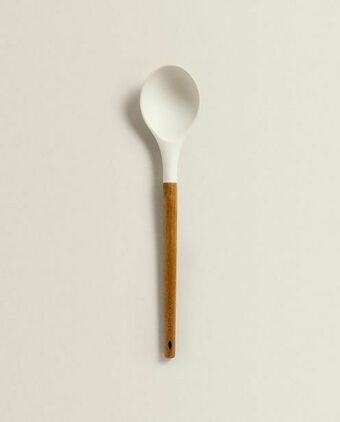 ZARA HOME Colher de silicone e madeira oferta