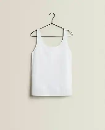 ZARA HOME Top algodão com costura decorativa oferta