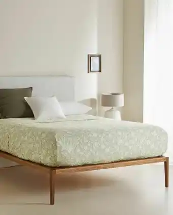ZARA HOME Capa de edredão estampado flores oferta