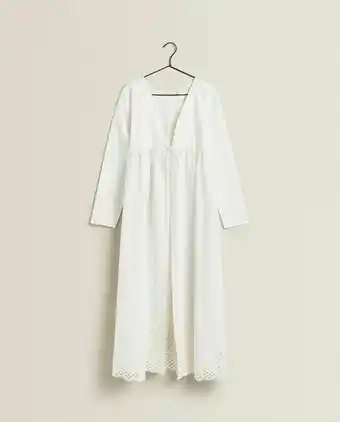 ZARA HOME Robe algodão cut out oferta