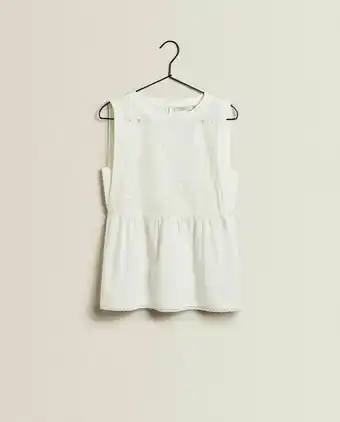 ZARA HOME Top algodão bordados oferta
