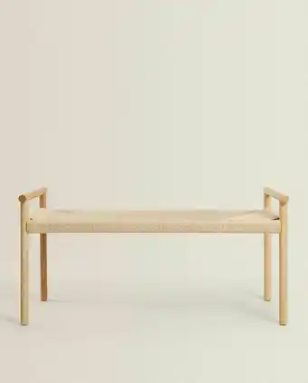ZARA HOME Banco entrançado oferta