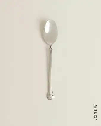 ZARA HOME Colher gravada prateada oferta