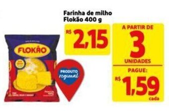 Extra Supermercado Farinha de milho Flokão 400 g oferta