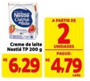 Extra Supermercado Creme de leite Nestlé TP 200 g oferta