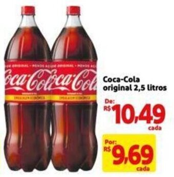 Extra Supermercado Coca-Cola original 2,5 litros oferta