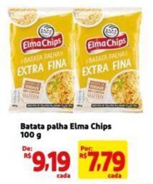 Extra Supermercado Batata palha Elma Chips 100 g oferta