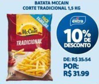 Extra Supermercado BATATA MCCAIN CORTE TRADICIONAL 1,5 KG oferta