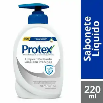Farmácias Pague Menos Sabonete protex para as mãos limpeza profunda 220ml oferta
