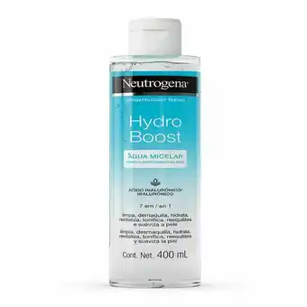 Farmácias Pague Menos Água micelar demaquilante neutrogena hydro boost 7 em 1 400ml oferta