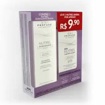 Nutrel profuse suavizante balm  50g leve nutrel sabonete barra 100gr por um preço especial