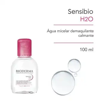 Bioderma sensibio h2o água micelar dermatológica calmante para peles normais a sensíveis 100ml
