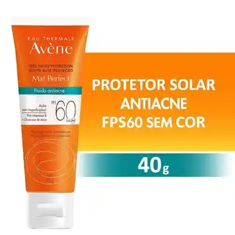 Farmácias Pague Menos Avène protetor solar materfect antiacne fps 60 40g oferta