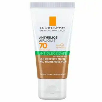 Farmácias Pague Menos Protetor solar facial antioleosidade la roche-posay anthelios airlicium fps70 pele morena mais nova fórmula 40g oferta