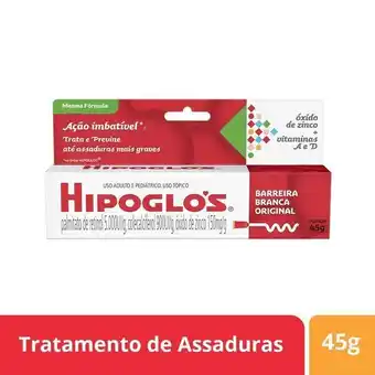 Creme preventivo de assaduras hipoglos original 45grs