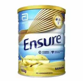 Suplemento adulto ensure pó sabor banana 900g