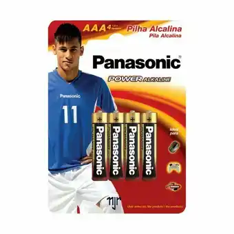 Farmácias Pague Menos Pilha alcalina palito com 4 pilhas aaa oferta
