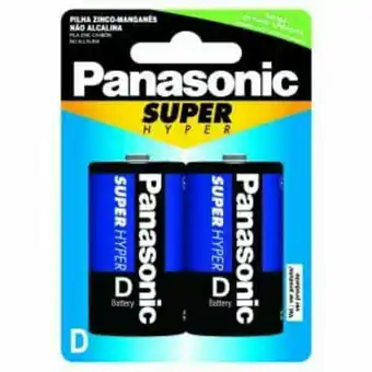 Pilha panasonic grande com 2 unidades