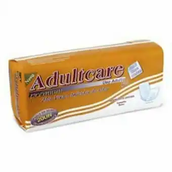 Absorvente geriátrico adultcare premium unissex com 20 unidades