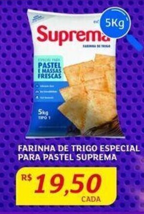 Assaí Atacadista FARINHA DE TRIGO ESPECIAL PARA PASTEL SUPREMA 5Kg oferta