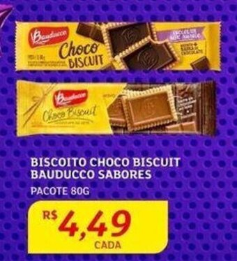 Assaí Atacadista BISCOITO CHOCO BISCUIT BAUDUCCO SABORES PACOTE 80G oferta