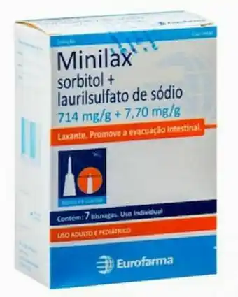 Minilax laxante uso retal 7 bisnagas