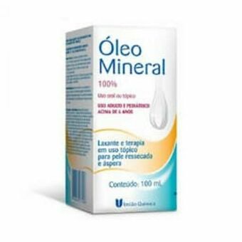 Óleo mineral união química com 100ml