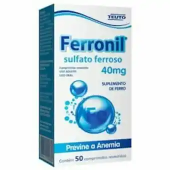 Drogasil Ferronil 40mg com 50 comprimidos oferta