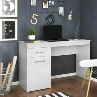 Escrivaninha 1 porta vitória demóbile branco