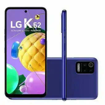 Oakley Smartphone lg k62 64gb dual chip tela 6.59" câmera quádrupla 48mp+5mp+2mp+2mp frontal 13mp azul oferta