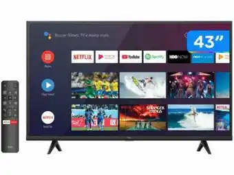 Oakley Smart tv uhd 4k led 43” tcl 43p615 android oferta