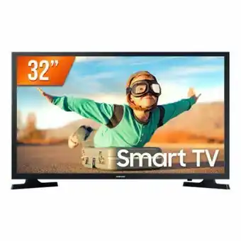 Smart tv led 32'' hd samsung 32t4300 2 hdmi 1 usb wi-fi