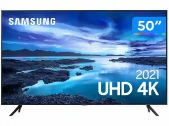 Smart tv 50” crystal 4k samsung 50au7700