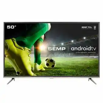 Oakley Smart tv 50 semp 4k voz android sk8300 oferta