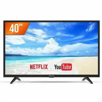 Smart tv led 40" full hd panasonic tc-40fs500b 2 hdmi 2 usb wifi