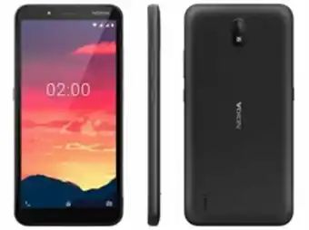 Smartphone nokia c2 16gb preto 4g 1gb ram 5,7" - câm. 5mp + selfie 5mp dual chip