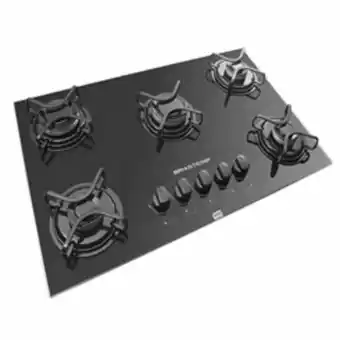 Liliani Cooktop a gás brastemp ative! bdd75ae 5 bocas - preto oferta