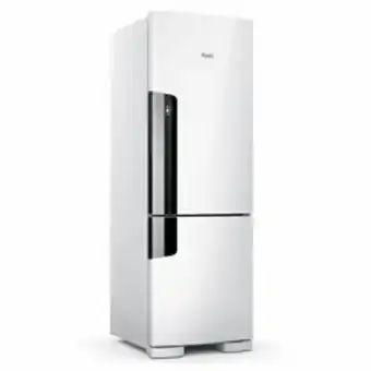 Geladeria/refrigerador consul frost free 397 litros com freezer embaixo cre44