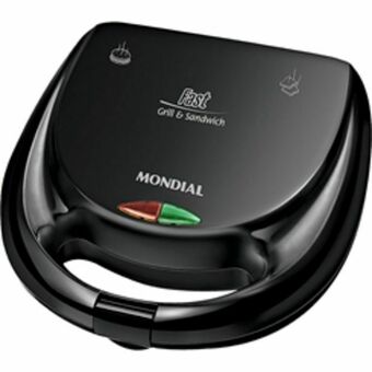 Sanduicheira fast grill e sandwich mondial s-12 com 750w de potência