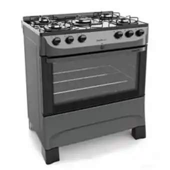 Liliani Fogão mueller 5 bocas fratello vetro com mesa de vidro oferta